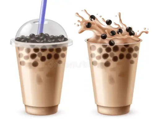 bubble-tea-bubbles-milk-drinks-black-tapioca-delicious-milkshake-sweet-liquid-dessert-balls-popular-asian-pearls-realistic-193882670